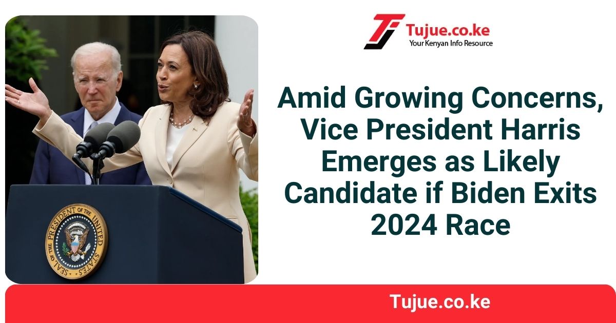 Harris Leads as Potential Biden Replacement for 2024 Election