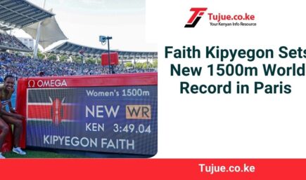 Faith Kipyegon Sets New 1500m World Record in Paris