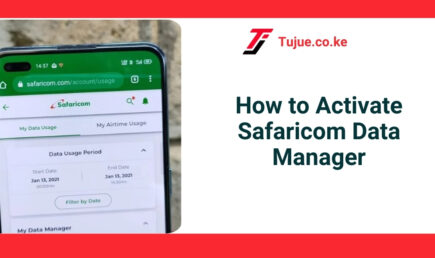 How to Activate Safaricom Data Manager