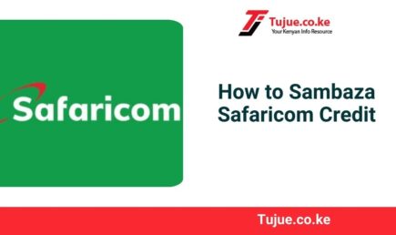 How to Sambaza Safaricom Credit