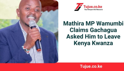 Mathira MP Wamumbi Claims Gachagua Asked Him to Leave Kenya Kwanza