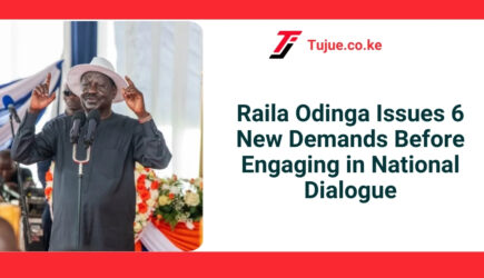 Raila Issues 6 New Demands Before Engaging in National Dialogue