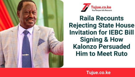 Raila Recounts Rejecting State House Invitation for IEBC Bill Signing & How Kalonzo Persuaded Him to Meet Ruto