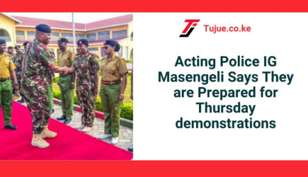 Acting Police IG Masengeli Says They are Prepared for Thursday Demonstrations