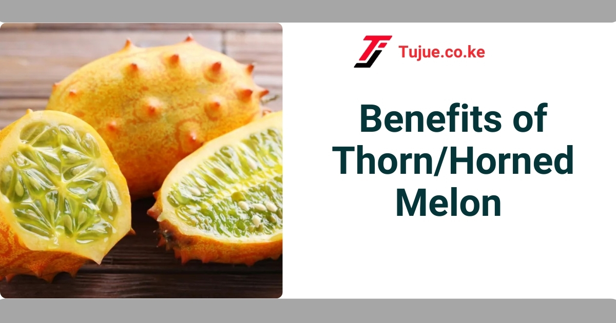 Benefits of Thorn/Horned Melon 