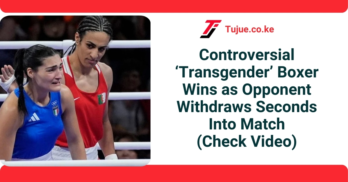 Controversial ‘Transgender’ Boxer Wins as Opponent Withdraws Seconds Into Match