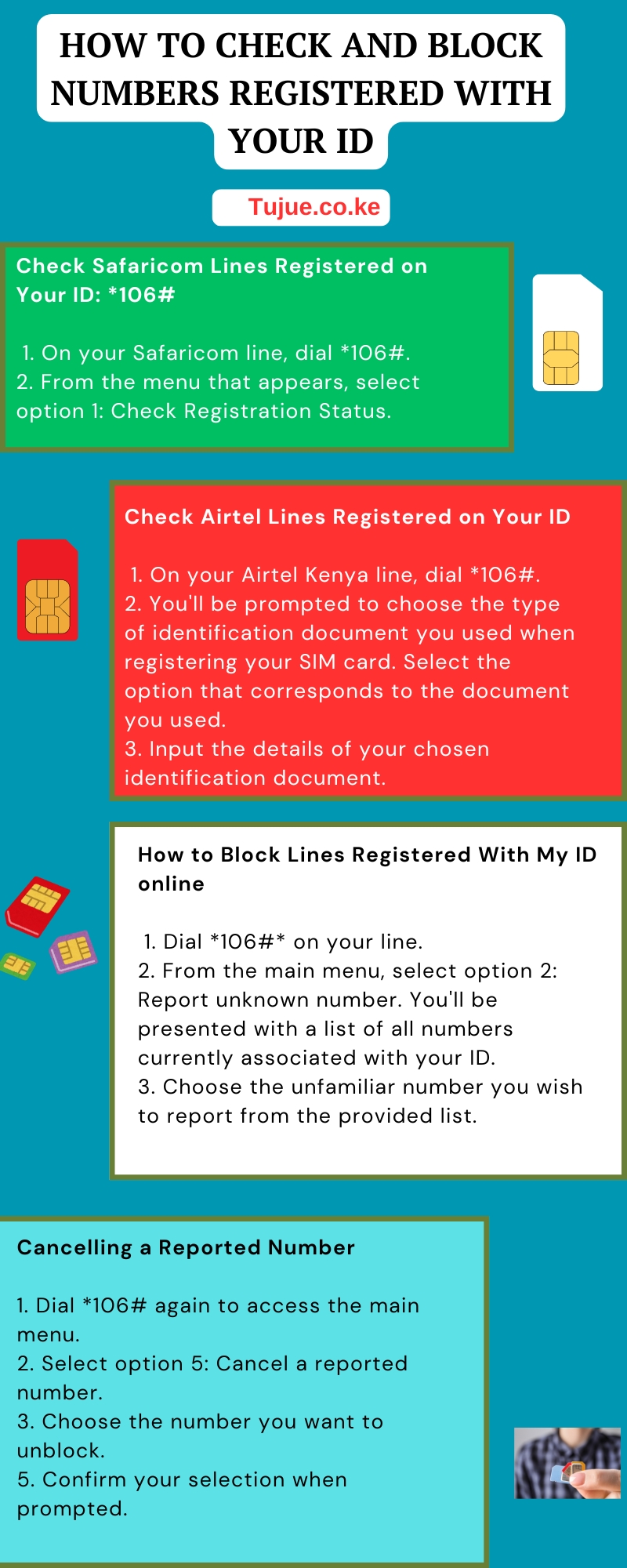 How to Check and Block Numbers Registered With Your ID