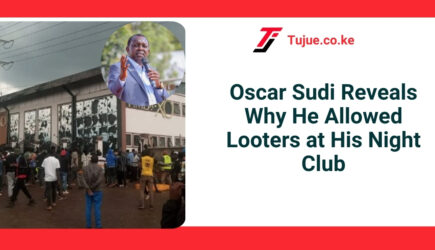 Oscar Sudi  Reveals Why He Allowed Looters at His Night Club