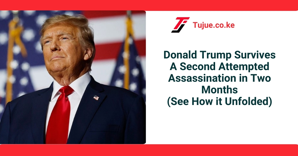 Donald Trump Survives A Second Attempted Assassination in Two Months