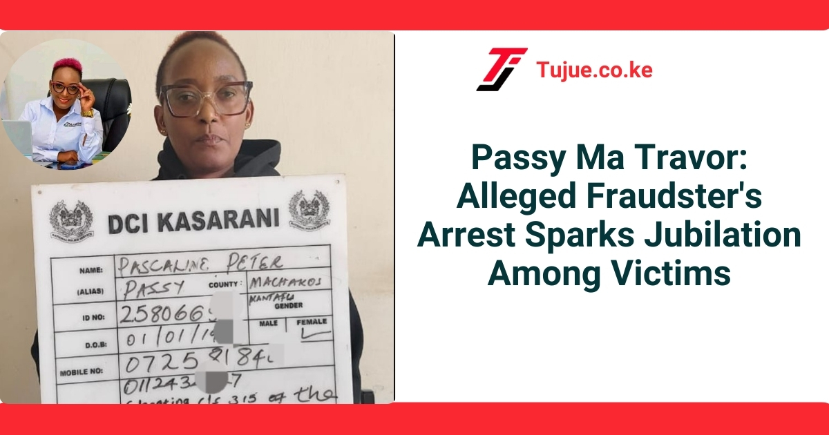 Passy Ma Trevor: Alleged Fraudster's Arrest Sparks Jubilation Among Victims