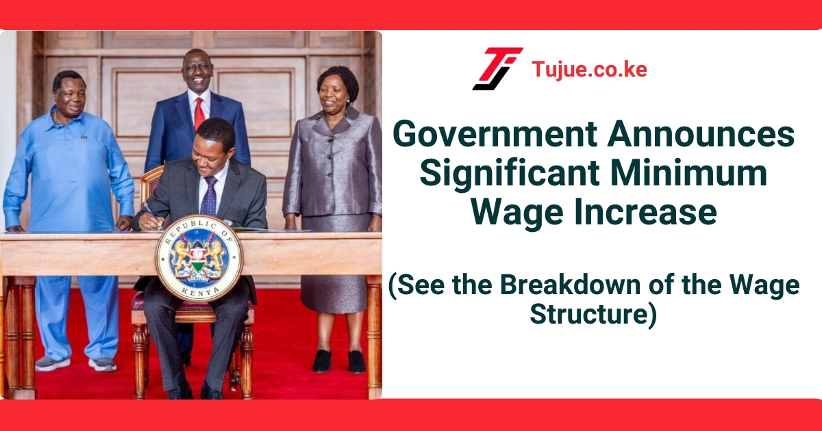 Government Announces Significant Minimum Wage Increase