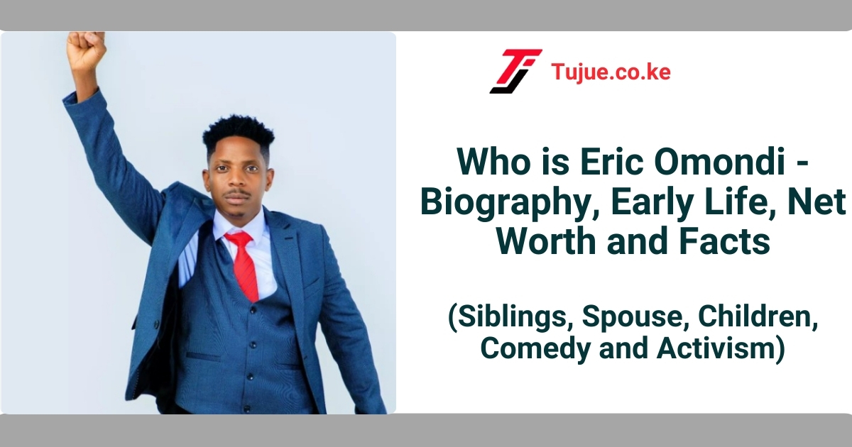 Who is Eric Omondi - Biography, Early Life, Net Worth and Facts