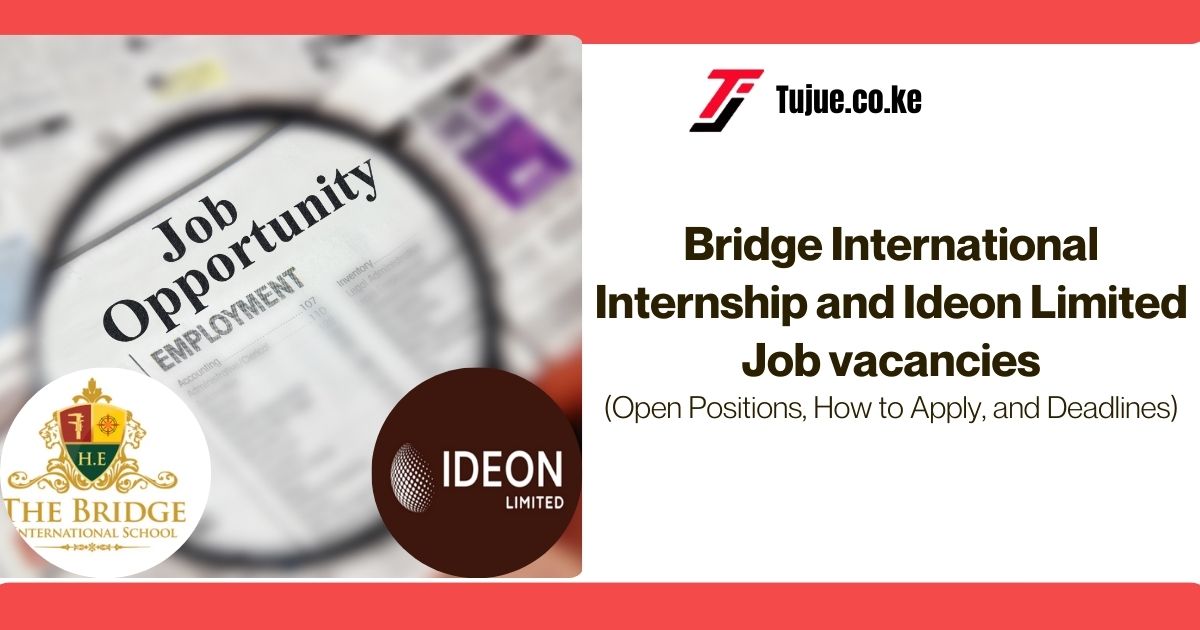 Bridge International Internship and Ideon Limited Job vacancies