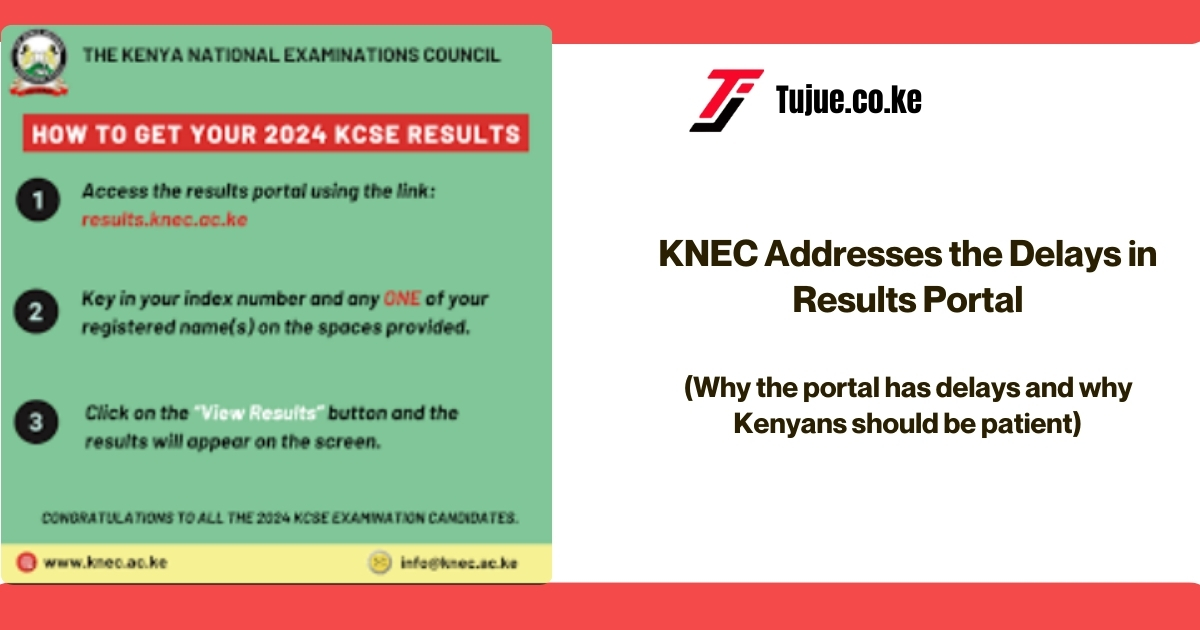 KNEC Addresses the Delays in Results Portal