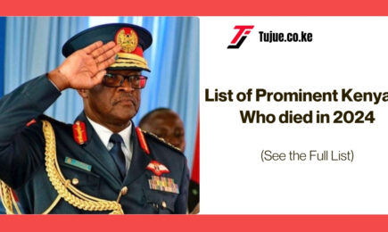 List of Prominent Kenyans Who died in 2024