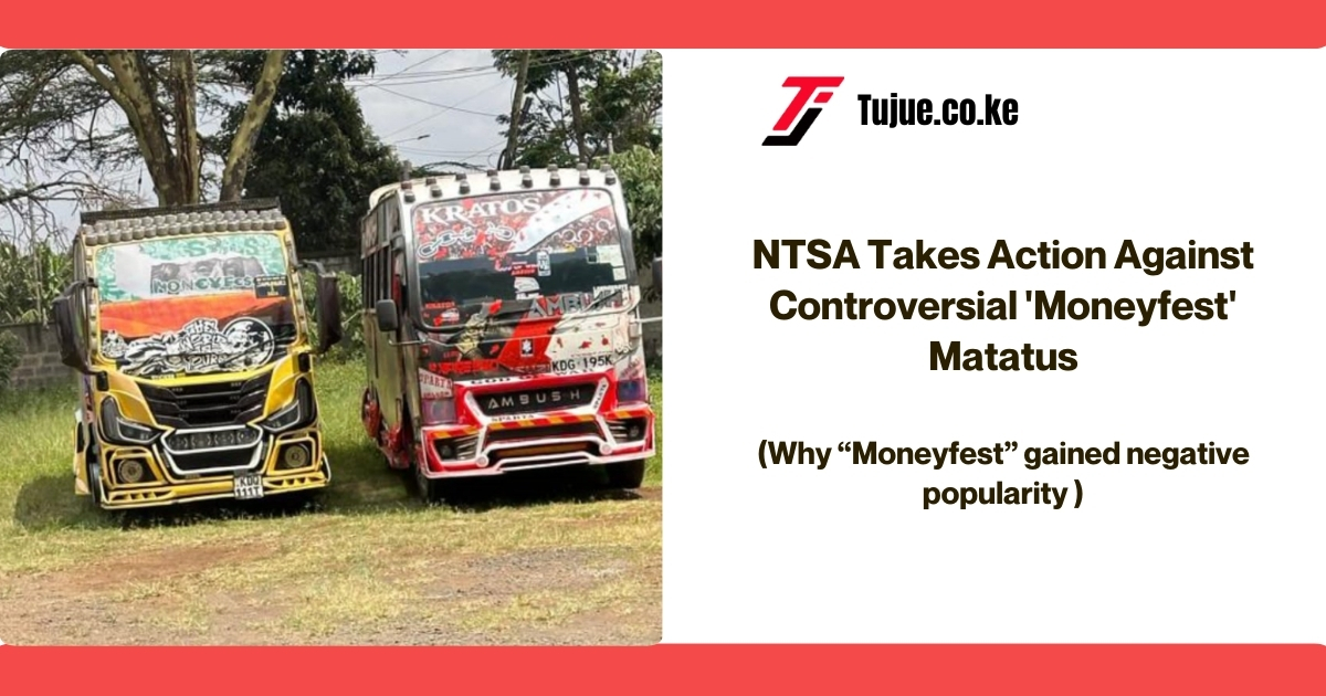 NTSA Takes Action Against Controversial ‘Moneyfest’ Matatus