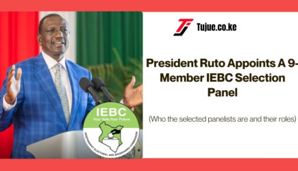 President Ruto Appoints A 9-Member IEBC Selection Panel