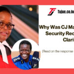 Why Was CJ Martha Koome’s Security Recalled? NPS Clarifies