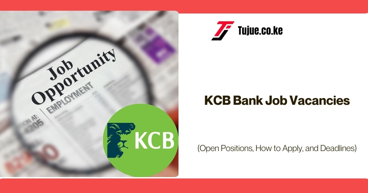 KCB Bank Job Vacancies