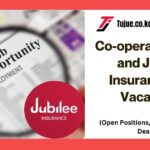 Co-operative Bank and Jubilee Insurance Job Vacancies